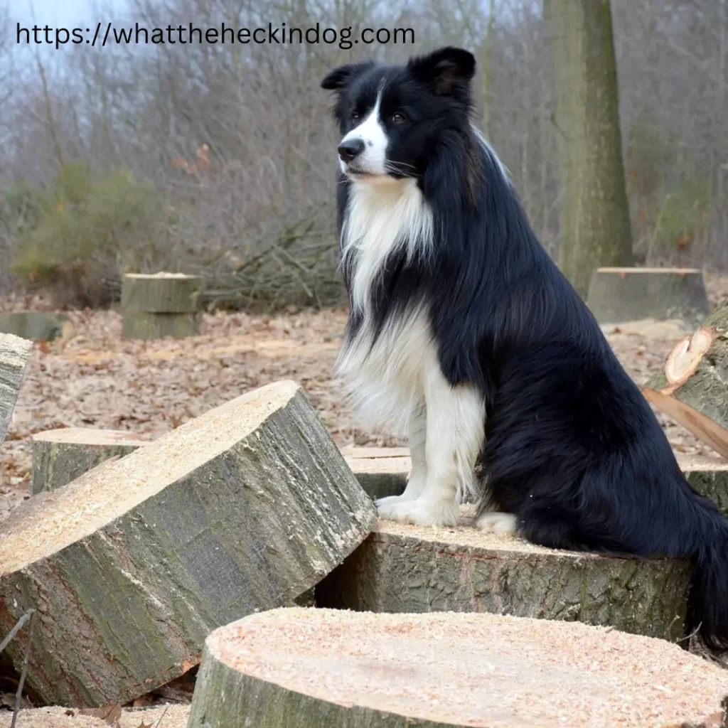 Border Collie happily playing with a ball in a field, enjoying a fun-filled day of outdoor activities.